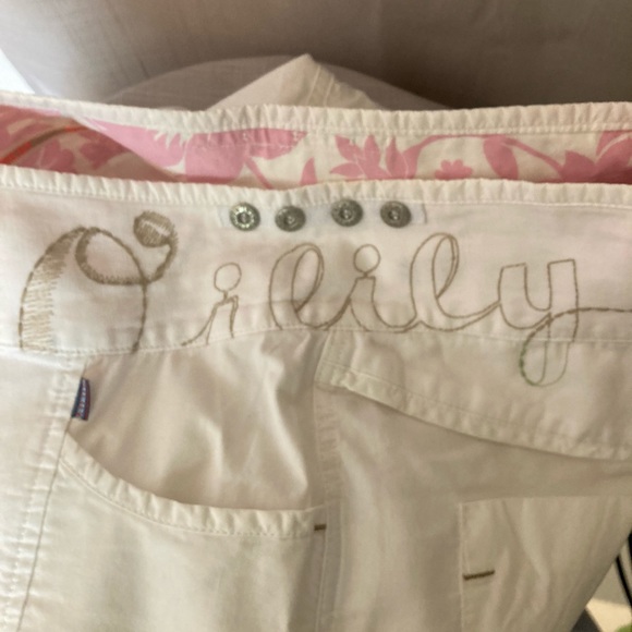 Oilily Pants - Oilily Womens White Embroidered Pants Sz 8 M 38